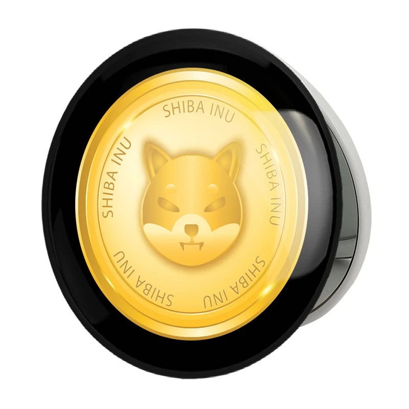 آینه جیبی خندالو طرح ارز دیجیتال دوج کوین مدل تاشو کد 10912 