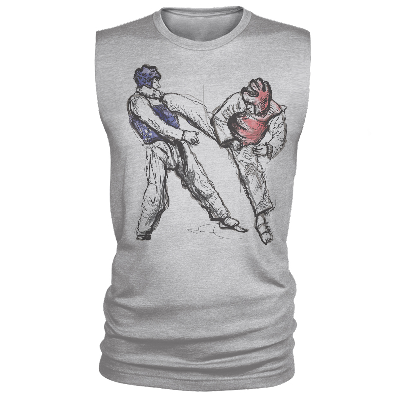 تاپ مردانه طرح کاراته کد 223