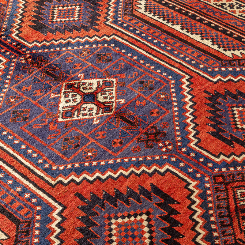 فرش دستبافت شش و نیم متری مدل لری اولاد کد 48.2356