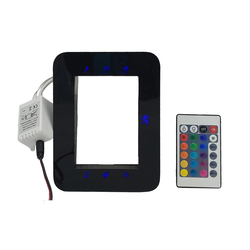 قاب دور دنده طرح اتومات مدل چراغ دار مناسب برای پژو 206 به همراه ریموت