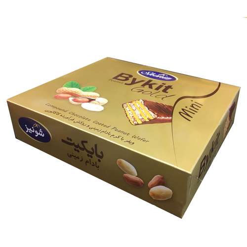 ویفر مینی بایکیت بادام زمینی طلایی شونیز - 500 گرم