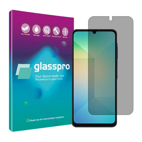  محافظ صفحه نمایش حریم شخصی گلس پرو مدل Resistant مناسب برای گوشی موبایل سامسونگ Galaxy A06