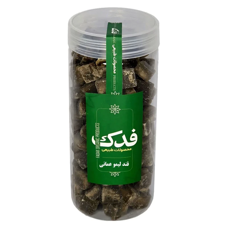 قند نیشکر و عسل طعم لیمو عمانی فدک - 450 گرم 