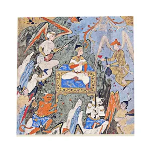 کاشی طرح مینیاتور تخت کیکاووس کد f130