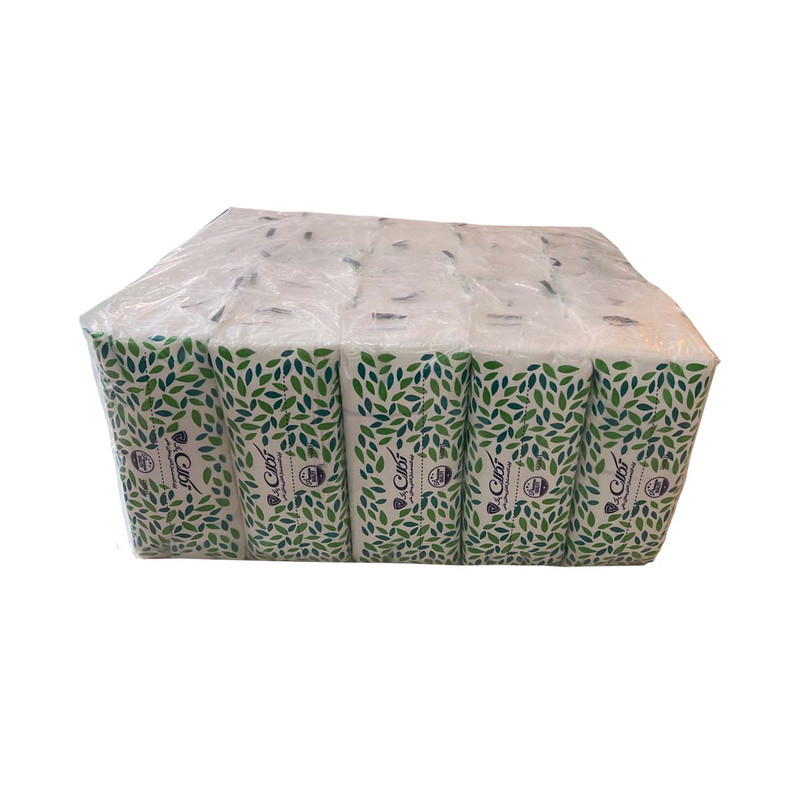 دستمال کاغذی 150 برگ تکلان پاک مدل بهار بسته 25 عددی