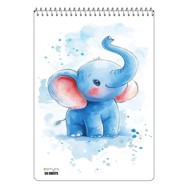 دفتر نقاشی 50 برگ سیمی کارنیکا طرح کودکان Kids کد 60200