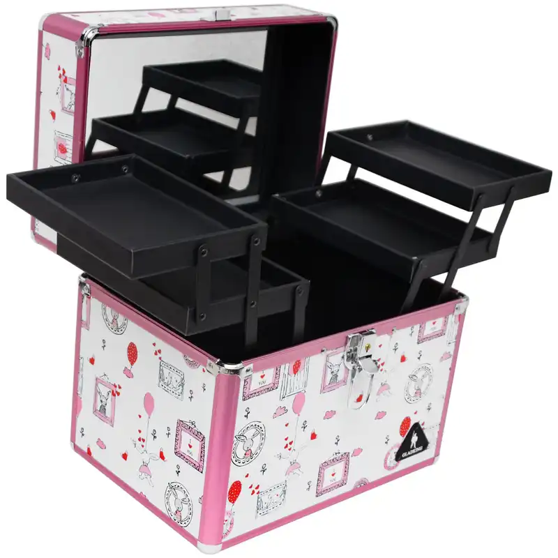 کیف لوازم آرایش و گریم زنانه گلد کینگ مدل GK9526