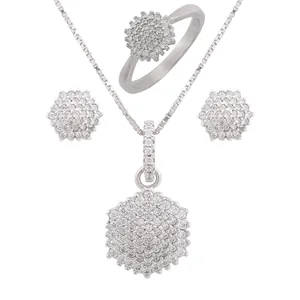 نیم ست نقره زنانه کد M3116