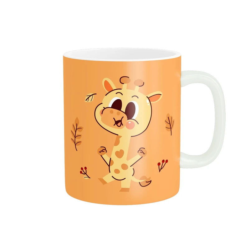 ماگ مدل انیمه ی پاییزی بچه زرافه کد 1131