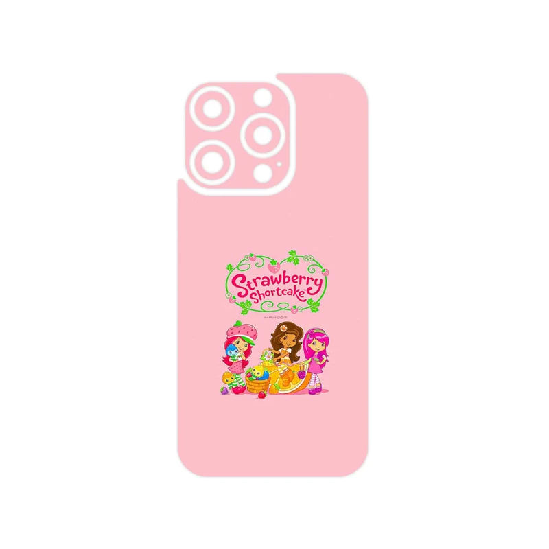 برچسب پوششی ماهوت مدل Strawberry Shortcake مناسب برای گوشی موبایل اپل iPhone 15 Pro