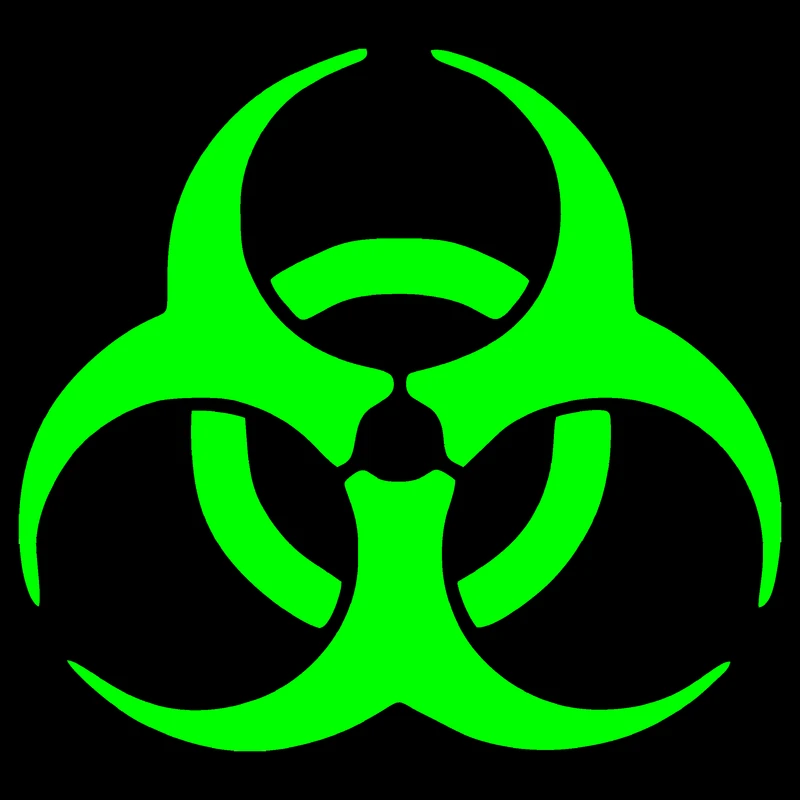 برچسب بدنه خودرو مدل شب تاب طرح رادیو اکتیو کدCK