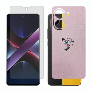 Glass Together model matte screen protector suitable for Xiaomi Poco X7 Pro mobile phone with back cover sticker