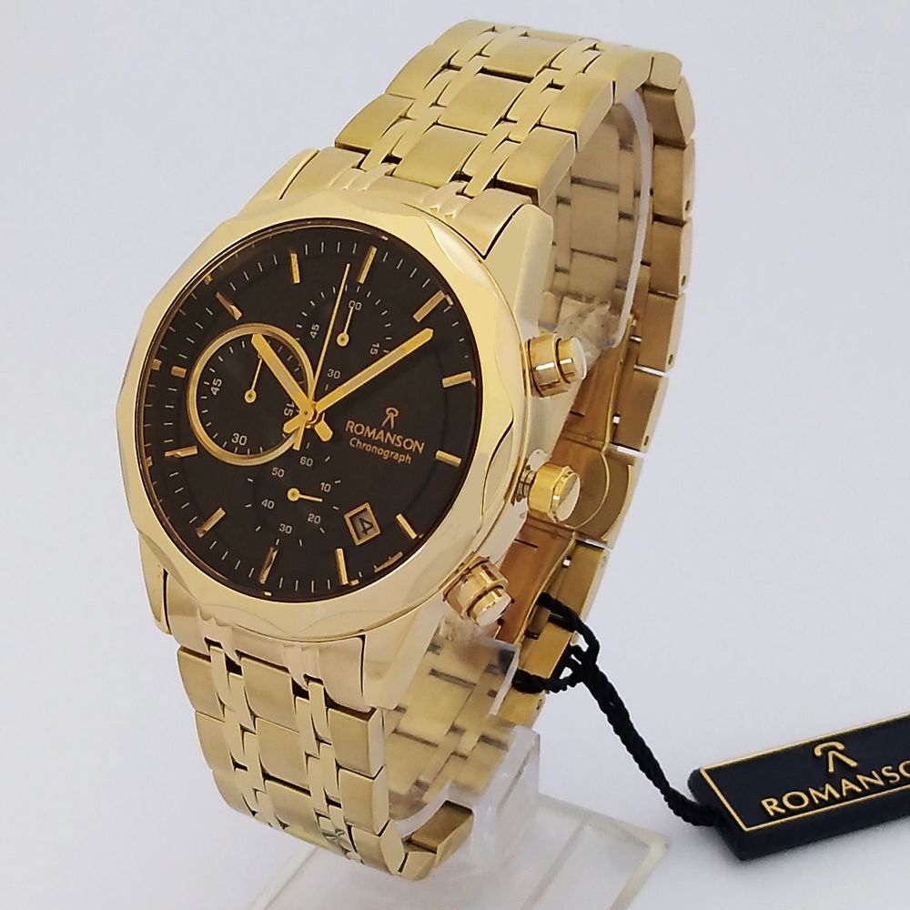 ساعت مچی عقربه‌ای کوارتز مردانه رومانسون مدل  بند فلزی کرنوگراف کد RM95 -  - 2