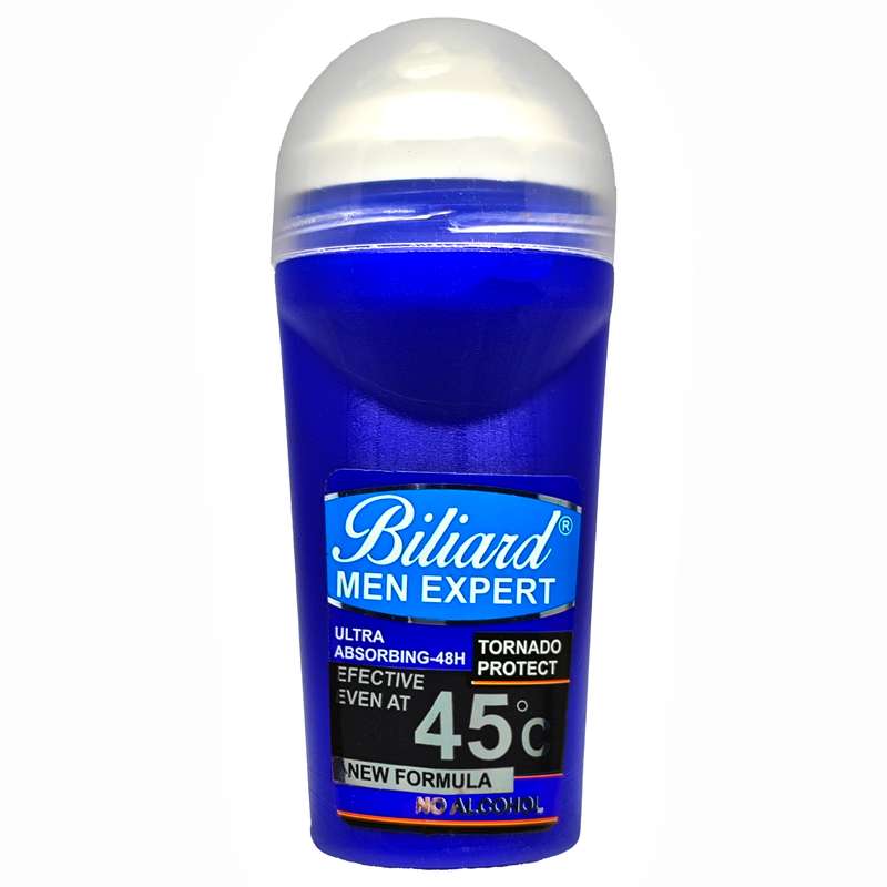 رول ضد تعریق مردانه بیلیارد مدل TORNADO PROTECT حجم 80 میلی لیتر رول ضد تعریق مردانه بیلیارد مدل TORNADO PROTECT حجم 80 میلی لیتر