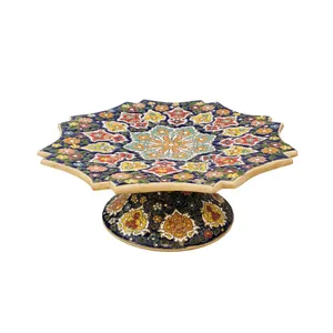 شیرینی خوری میناکاری طرح ستاره مدل 312