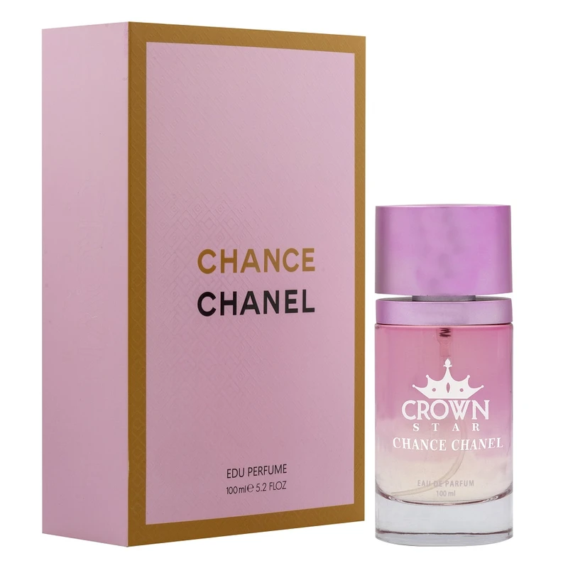 ادوپرفیوم زنانه کراون استار مدل Chance Chanel با رایحه معتدل حجم 100 میلی‌لیتر