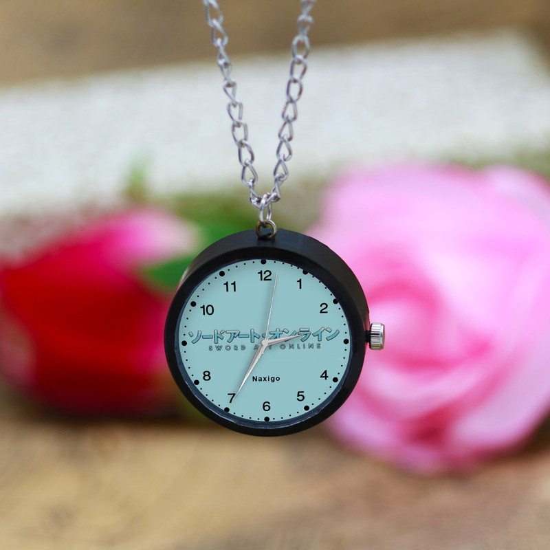 ساعت گردنبندی عقربه ای ناکسیگو مدل هنر شمشیرزنی آنلاین کد NF13535 ساعت گردنبندی عقربه ای ناکسیگو مدل هنر شمشیرزنی آنلاین کد NF13535