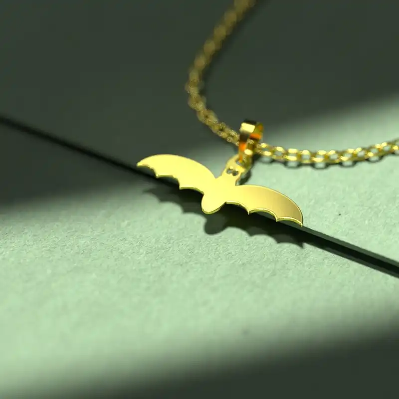 گردنبند طلا 18 عیار زنانه مدوپد مدل هالووین کد G3-1-1116