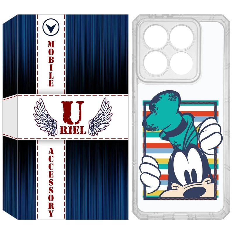 کاور یوریل مدل Clear کد 2 طرح سگ مناسب برای گوشی موبایل شیائومی 14T / 14T Pro