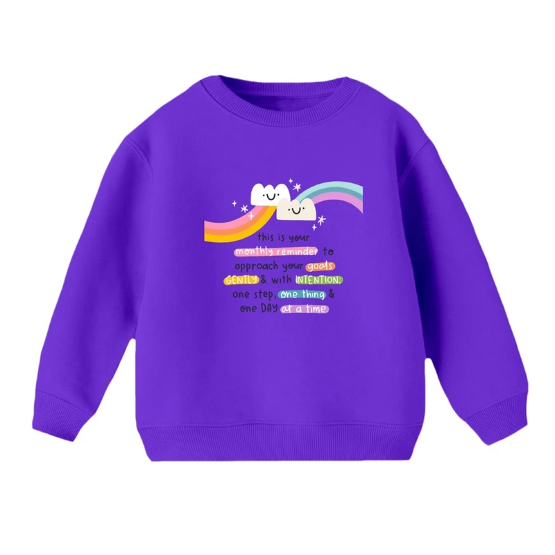 سویشرت بچگانه مدل نوشته رنگی کد 1 