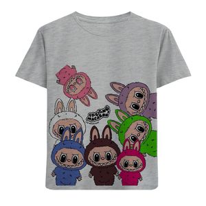 تی‌شرت آستین کوتاه دخترانه مدل N112 LABUBU