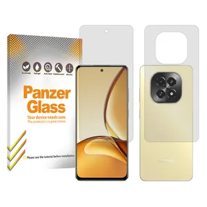 Panzer Glass Resistant model transparent screen protector suitable for Realme C63 5G mobile phone along with the phone back protector