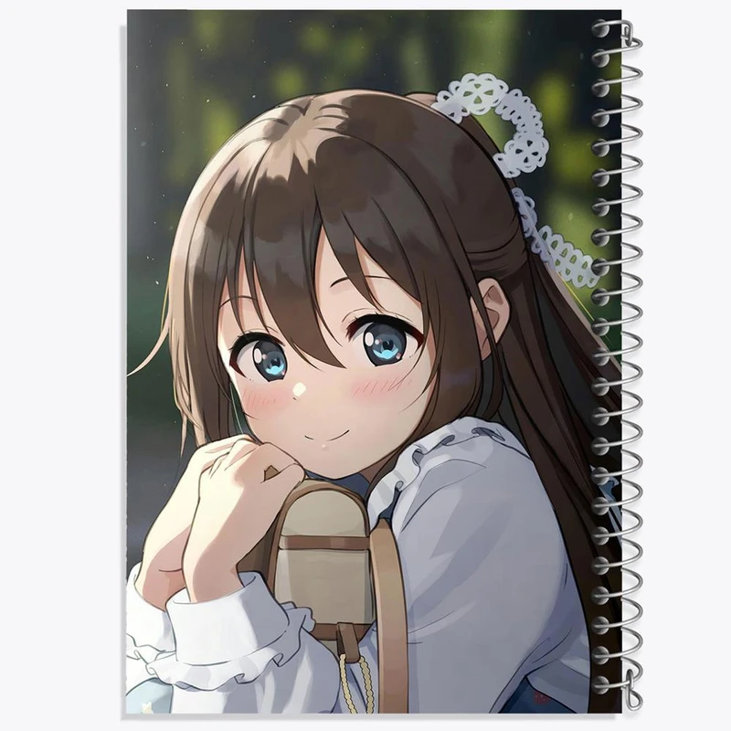 دفتر مشق 50 برگ خندالو مدل شیزوکو انیمه مادوکا مجیکا Madoka Magica کد 18412