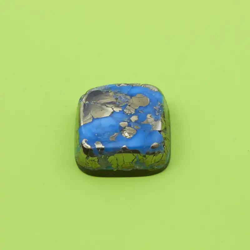 سنگ فیروزه مدل پیریت دار کد AD2