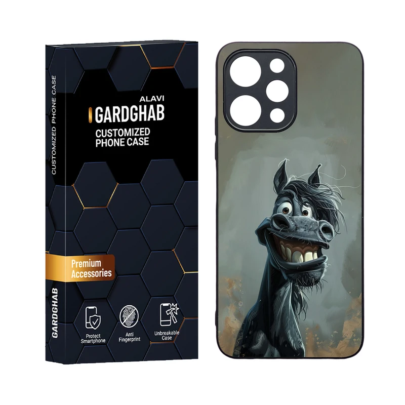 کاور گارد قاب علوی مدل دورژله ای کارتنی و انیمه مناسب برای گوشی موبایل شیائومی Redmi 12 4G / 12 5G