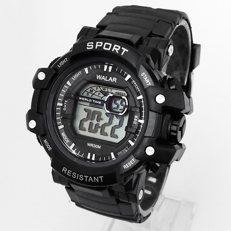 ساعت مچی دیجیتال پسرانه مدل ورزشی ضدآب اسپرتSPORT مچی چراغدار کرنومتردار کد 200.1 ساعت مچی دیجیتال پسرانه مدل ورزشی ضدآب اسپرتSPORT مچی چراغدار کرنومتردار کد 200.1