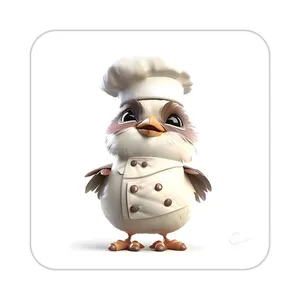 زیر لیوانی کاکتی طرح حیوانات کارتونی مدل mp27428