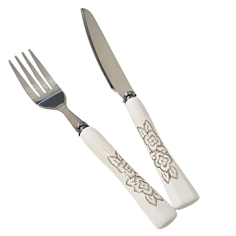 سرویس کارد و چنگال 12 پارچه مدل دسته دار کد FS-320