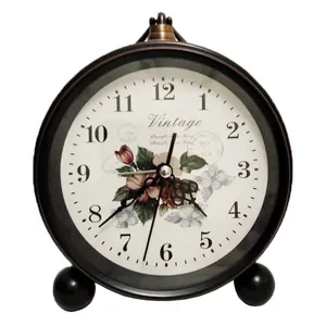 ساعت رومیزی طرح گل مدل PG 04