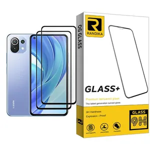 Randika Randika Glass MIX002 Screen Protector For Xiaomi Mi 11 Lite Pack Of 2