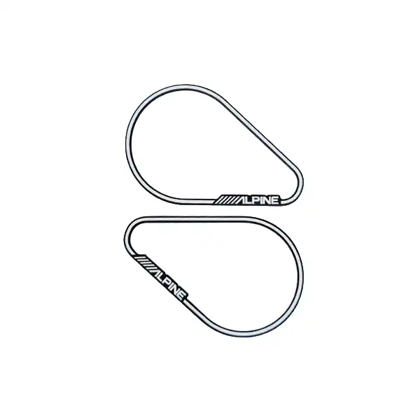 برچسب قاب تیوتر خودرو مدل 10726A مناسب برای پژو 207 بسته دو عددی