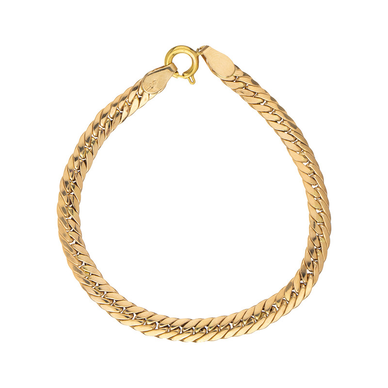 نیم ست طلا 18 عیار زنانه مدل حصیری DB001