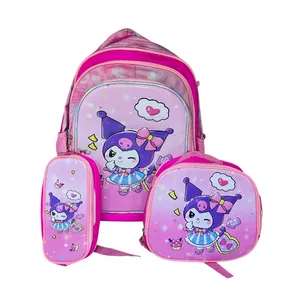 کوله پشتی مدل کرومی به همراه کیف تغذیه و جامدادی