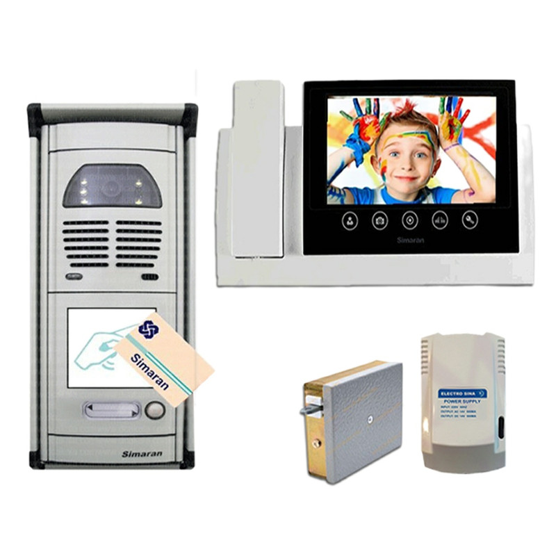 مجموعه دربازکن سیماران مدل HS72TK/M100- VFC1/N  مجموعه 5 عددی