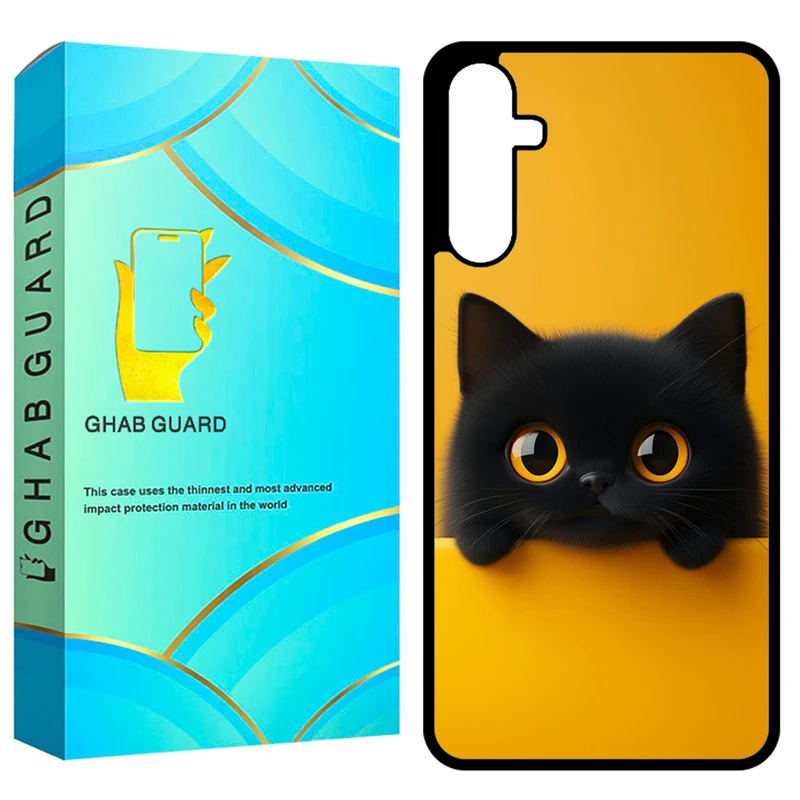 کاور قاب گارد طرح گربه مدل GCHPA24 مناسب برای گوشی موبایل سامسونگ Galaxy A24 4G