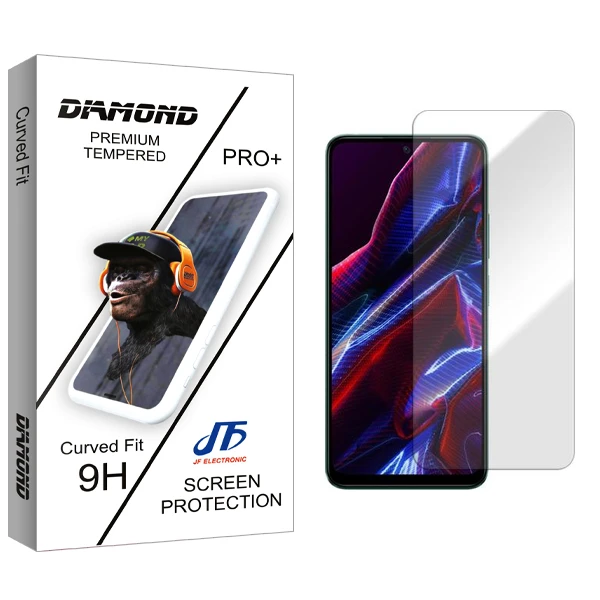 محافظ صفحه نمایش جی اف مدل Diamond مناسب برای گوشی موبایل شیائومی Poco X5 5G