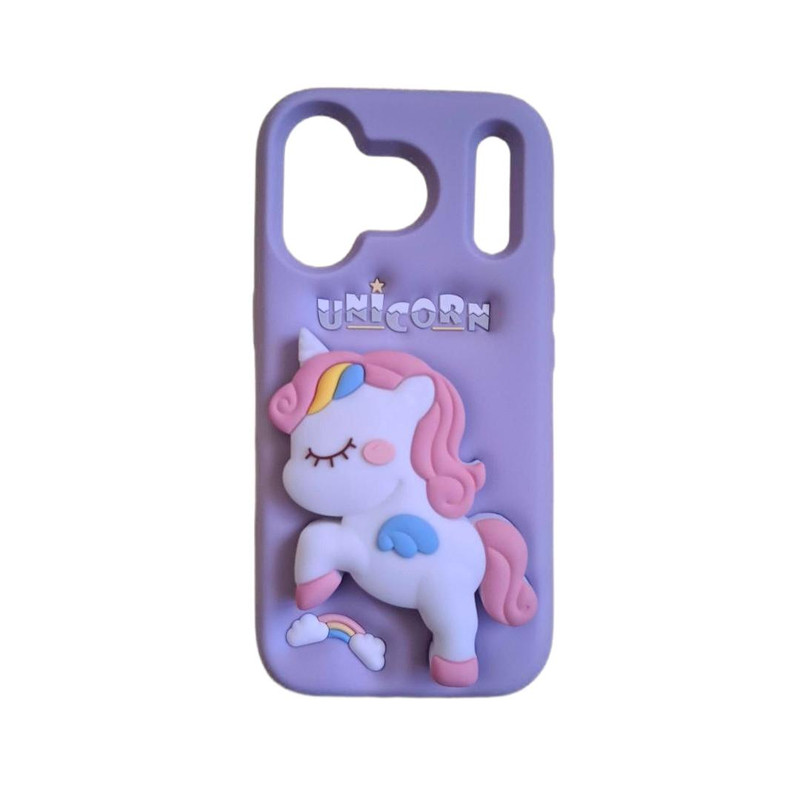 کاور سیلیکونی مدل Unicorn مناسب برای گوشی موبایل اپل IPhone 17 Pro