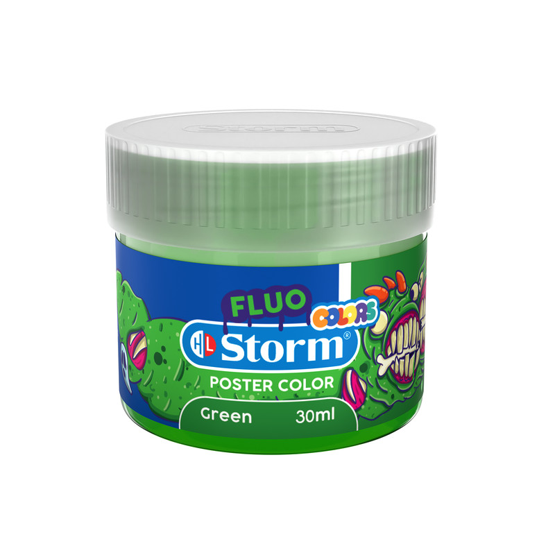 گواش 4 رنگ استورم مدل فلورسنت