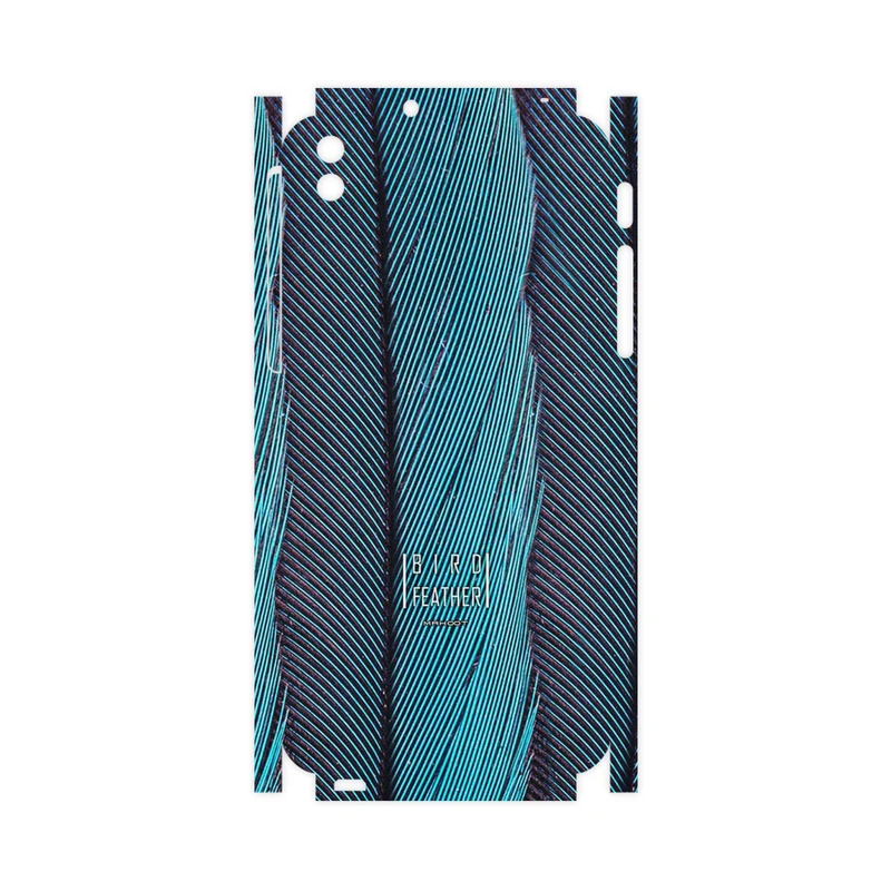 برچسب پوششی ماهوت مدل Turquoise feathers-FullSkin مناسب برای گوشی موبایل اچ تی سی Desire 816