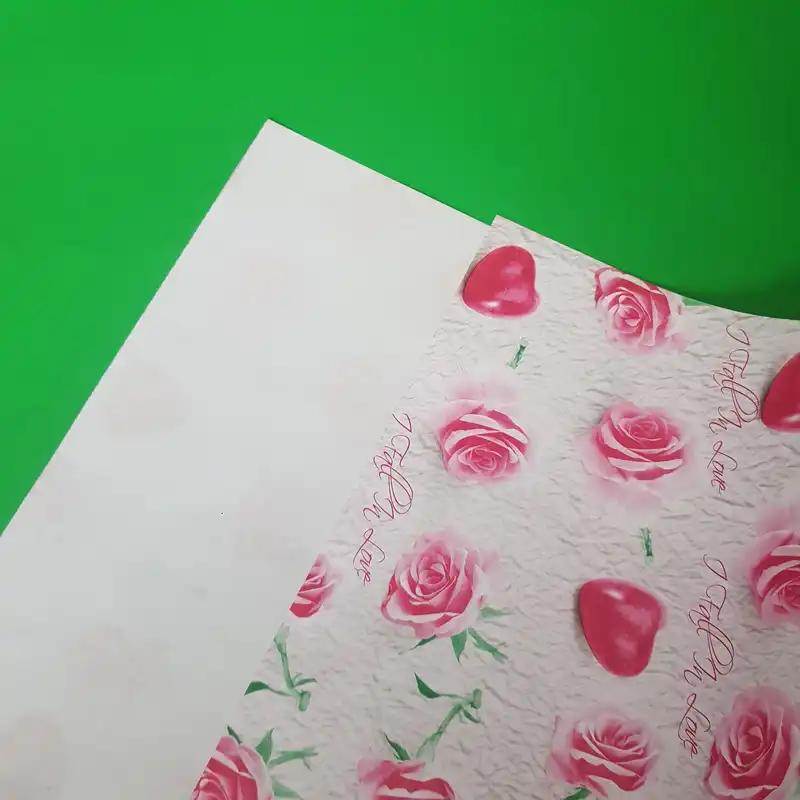 کاغذ کادو مدل گل رز