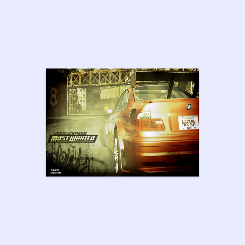 پوستر هومرو مدل فلزی طرح Need for Speed کد PS639