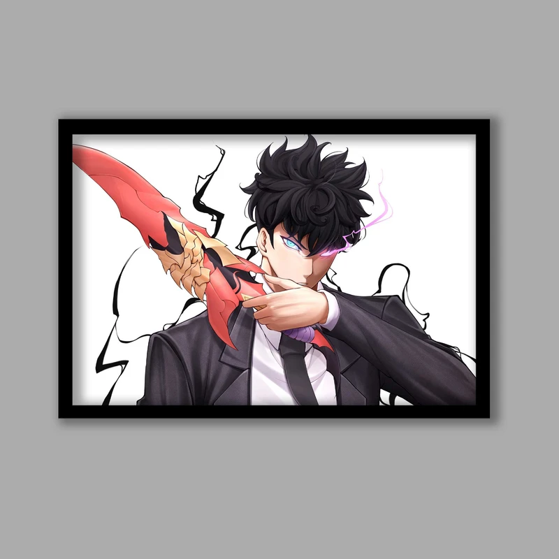 تابلو لیلیان مدل انیمه تک رو Solo Leveling کد LA-G11555-2