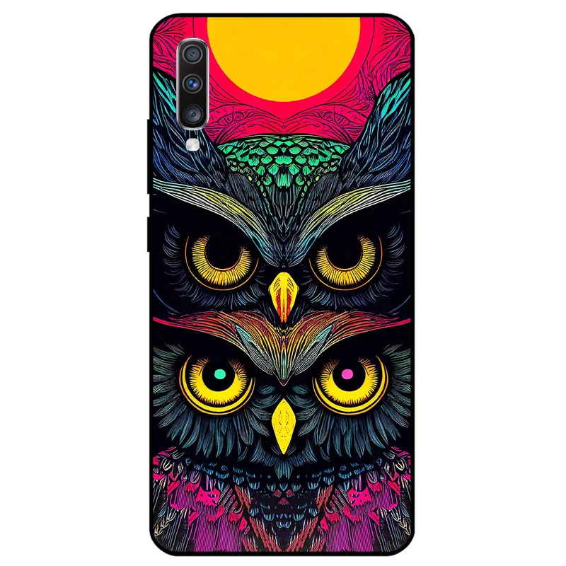 کاور مگافون طرح جغد مدل 1904 مناسب برای گوشی موبایل سامسونگ Galaxy A70   