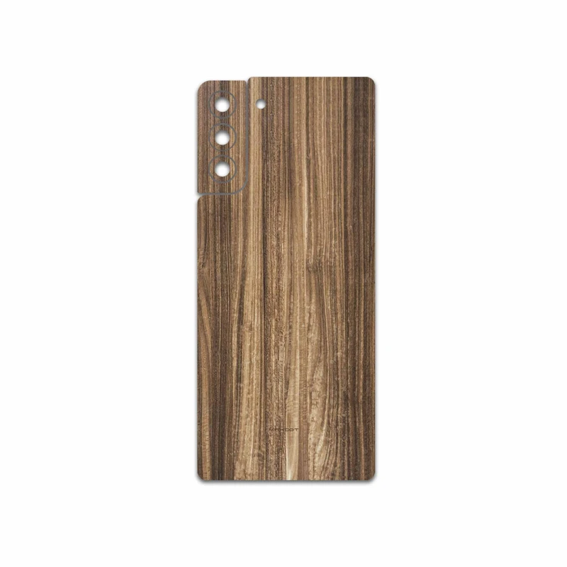 برچسب پوششی ماهوت مدل Light-Walnut-Wood مناسب برای گوشی موبایل سامسونگ Galaxy S21 Plus 5G