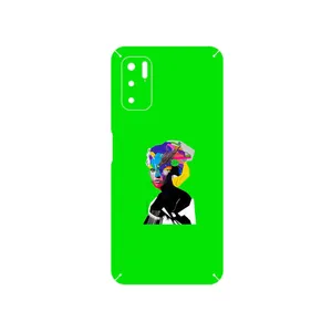 MAHOOT Collage of Women Portrait 3 Cover Sticker for Xiaomi Redmi Note 10 5G