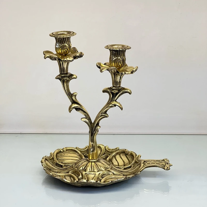 عکس شماره 3 : جاشمعی برنزی مدل sh2